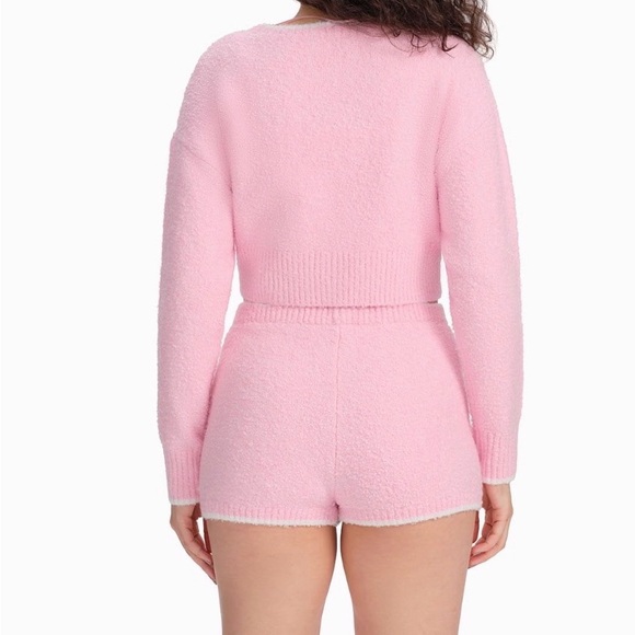 Juicy Couture Pink Athletic Shorts & Sweater - Picture 4 of 5